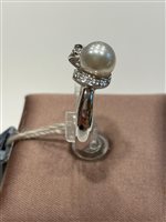 Anello Salvini Donna in Oro bianco Perla 0.09 Ct AAP30785 - AAP30785